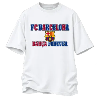 BARCELONA BARÇA FOREVER върху Овърсайз