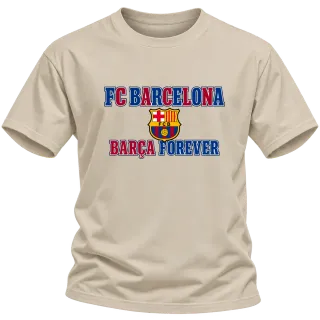BARCELONA BARÇA FOREVER върху Тениска