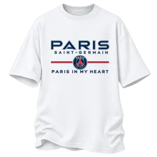 Paris Saint-Germain PARIS IN MY HEART върху Овърсайз