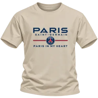 Paris Saint-Germain PARIS IN MY HEART върху Тениска