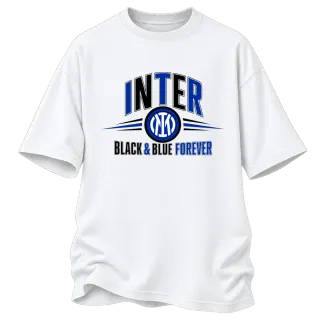 Интер Black & Blue Forever върху Овърсайз