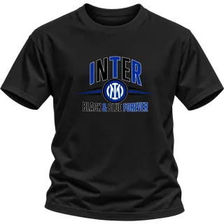 Интер Black & Blue Forever върху Тениска