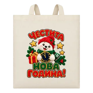 Честита Нова година върху Чанта