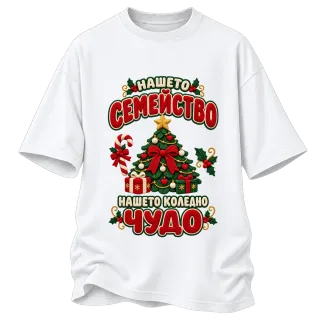 Нашето семейство - нашето коледно чудо върху Овърсайз