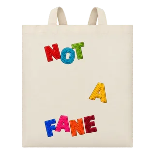 NOT A FANE върху Чанта