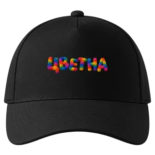 Цветна върху Шапка