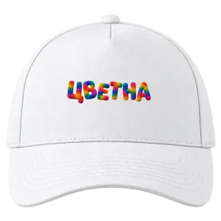 Цветна върху Шапка