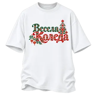 Весела Коледа с шевици върху Овърсайз