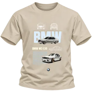 BMW E30 върху Тениска