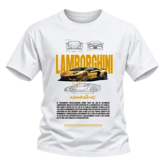 Lamborghini Aventador върху Тениска