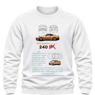 Nissan 240SX в профил върху Блуза