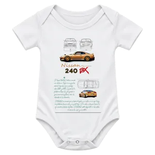 Nissan 240SX в профил върху Боди