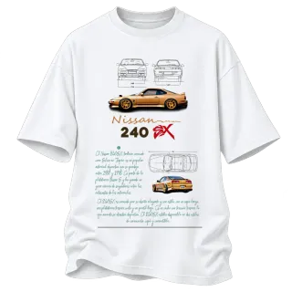 Nissan 240SX в профил върху Овърсайз