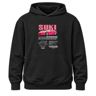 Розов Honda S2000 Silk върху Худи