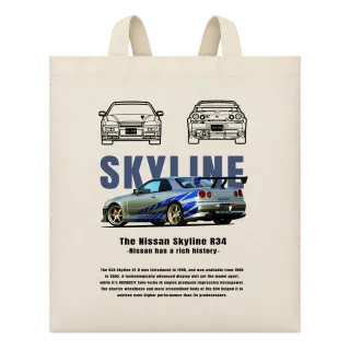 Nissan Skyline R34 върху Чанта