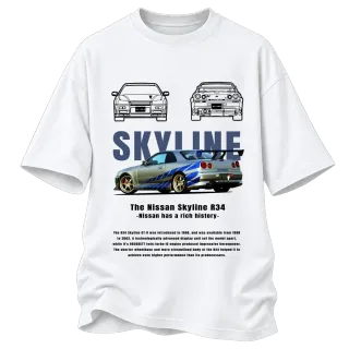 Nissan Skyline R34 върху Овърсайз