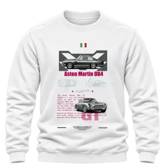 Aston Martin DB4 класика върху Блуза