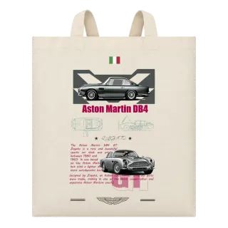Aston Martin DB4 класика върху Чанта