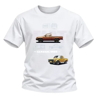 Класически автомобили 1980 върху Тениска