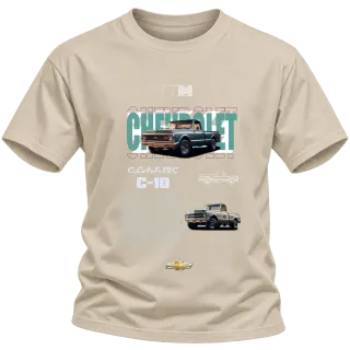 Chevrolet C-10 класика върху Тениска
