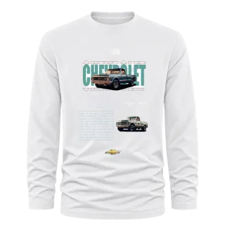 Chevrolet C-10 класика върху Тениска с дълъг ръкав