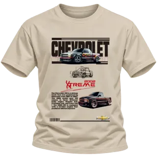 Chevrolet 2002 KREAME върху Тениска