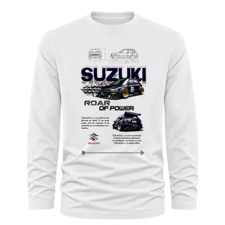 Suzuki Roar of Power върху Тениска с дълъг ръкав