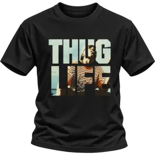 2Pac Thug Life върху Тениска