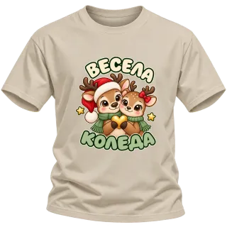 Весела Коледа върху Тениска