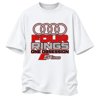 Audi Four Rings One Obsession върху Овърсайз