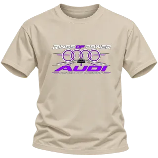 Audi Rings of Power върху Тениска