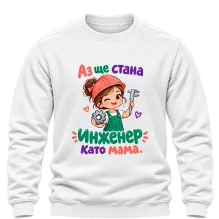 Аз ще стана инженер като мама върху Блуза