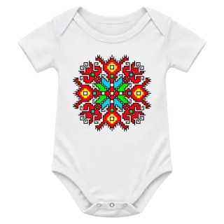 Българска шевица „Елбетица – Космически кръговрат“ върху Боди