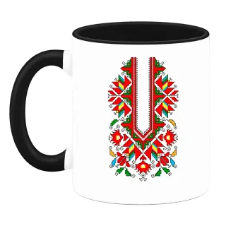 Българска шевица „Остро бие“ върху Чаша