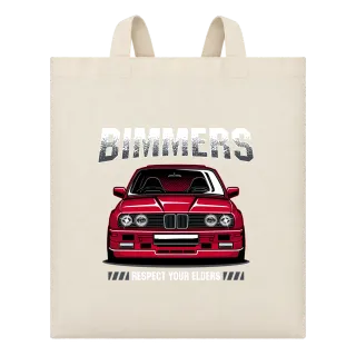 BMW Bimmers Respect Your Elders върху Чанта