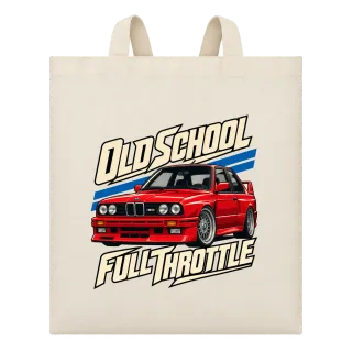 BMW E30 Old School Full Throttle върху Чанта