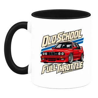 BMW E30 Old School Full Throttle върху Чаша