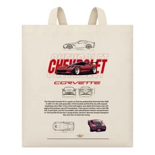 Chevrolet Corvette класика върху Чанта