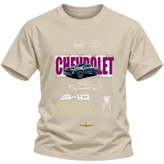 Chevrolet S10 пикап върху Тениска