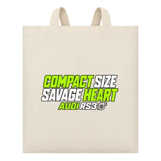 Compact Size Savage Heart Audi RS3 върху Чанта