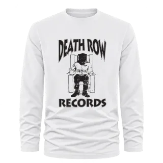 Death Row Records върху Тениска с дълъг ръкав