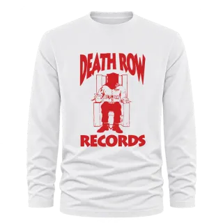 Death Row Records върху Тениска с дълъг ръкав