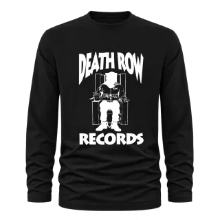 Death Row Records върху Тениска с дълъг ръкав