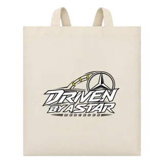 Driven by a Star Mercedes върху Чанта