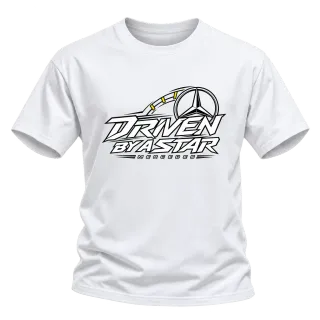 Driven by a Star Mercedes върху тениска