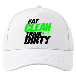 eat CLEAN train dirty върху Шапка