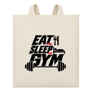 fat sleep gym върху Чанта
