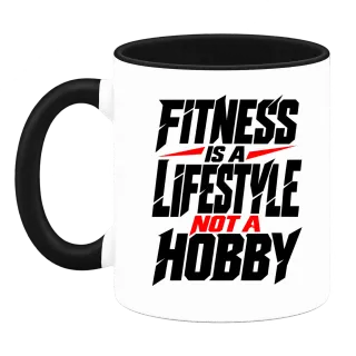 finess is a lifestyle not a hobby върху Чаша