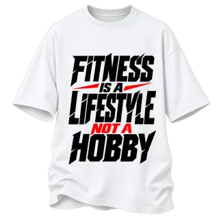 finess is a lifestyle not a hobby върху Овърсайз