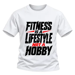 finess is a lifestyle not a hobby върху Тениска